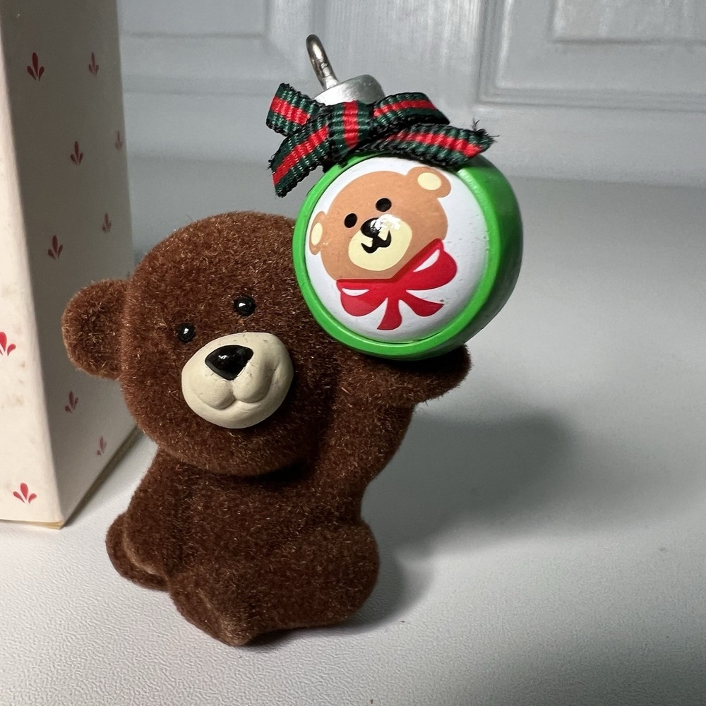 Vintage‎ Hallmark BEARY SPECIAL Teddy Bear Bob Siedler Christmas Ornament 1987